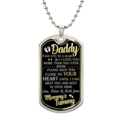 Dad To Be - Dog Tag Necklace1