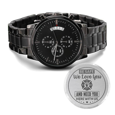 Charcoal Black – Men's Watch - Next Wave Supply