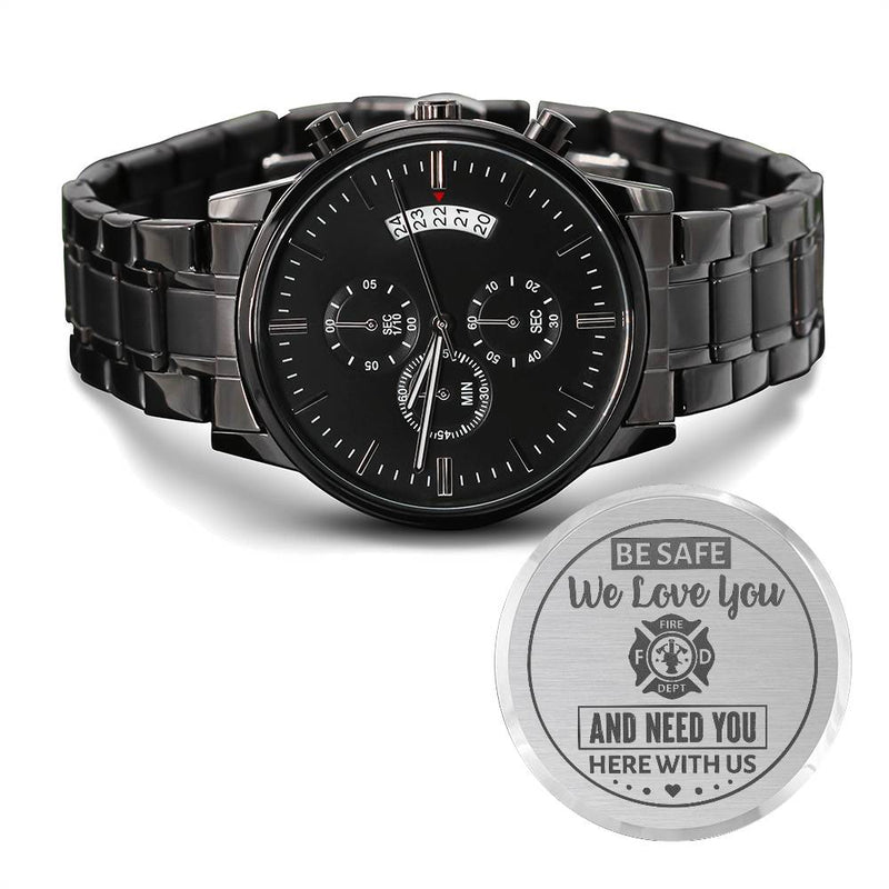 Charcoal Black – Men's Watch - Next Wave Supply