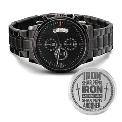 Iron Sharpens Iron (Proverbs 2717) – Men's Watch - Next Wave Supply