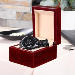Iron Sharpens Iron (Proverbs 2717) – Men's Watch - Next Wave Supply