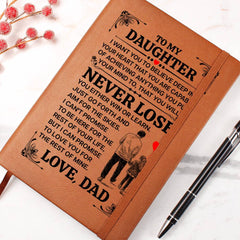 To My Daughter Promise – Leather Journal - Next Wave Supply