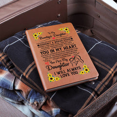To My Daughter Proud – Leather Journal - Next Wave Supply
