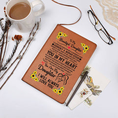 To My Daughter Proud – Leather Journal - Next Wave Supply
