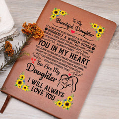 To My Daughter Proud – Leather Journal - Next Wave Supply