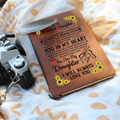 To My Daughter Proud – Leather Journal - Next Wave Supply