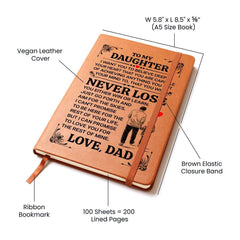 To My Daughter Promise – Leather Journal - Next Wave Supply