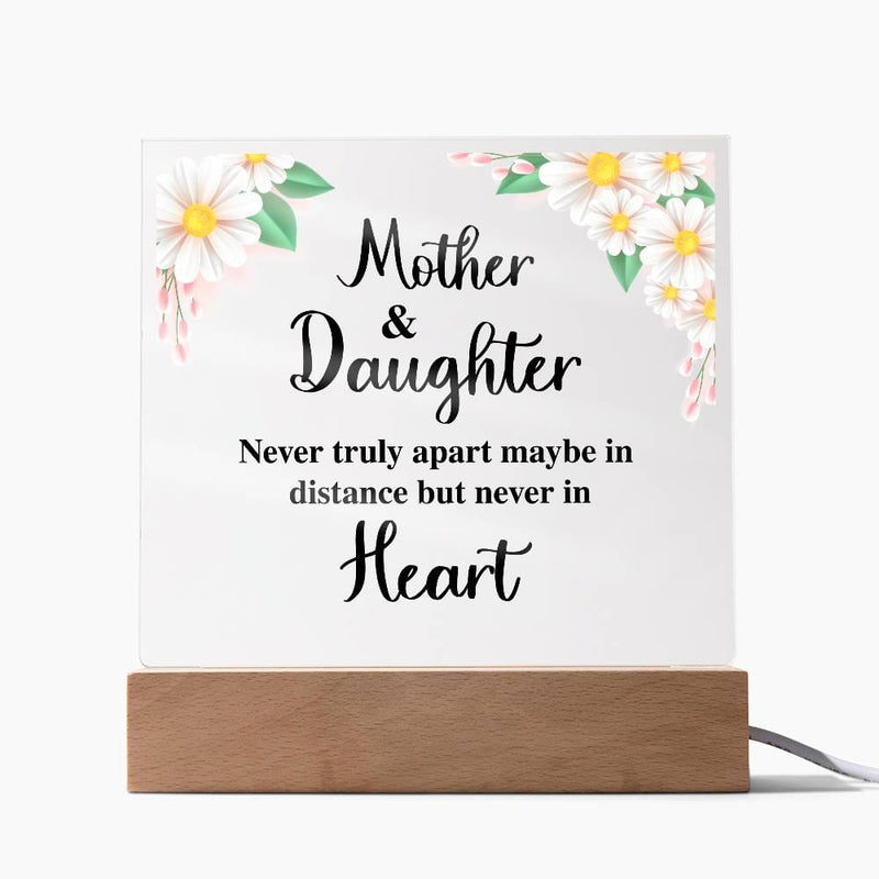 To My Daughter Distance – Acrylic Square - Next Wave Supply