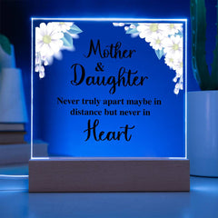To My Daughter Distance – Acrylic Square - Next Wave Supply