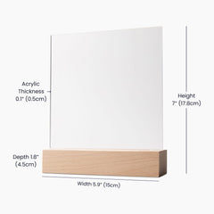 To My Daughter Distance – Acrylic Square - Next Wave Supply