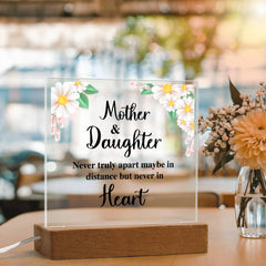 To My Daughter Distance – Acrylic Square - Next Wave Supply
