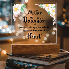 To My Daughter Distance – Acrylic Square - Next Wave Supply