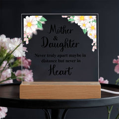 To My Daughter Distance – Acrylic Square - Next Wave Supply