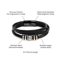 Pages of My Life Love You Forever (To My Grandson) – Bracelet - Next Wave Supply