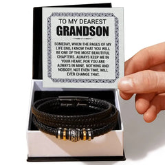Pages of My Life Love You Forever (To My Grandson) – Bracelet - Next Wave Supply