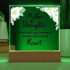 To My Daughter Distance – Acrylic Square - Next Wave Supply