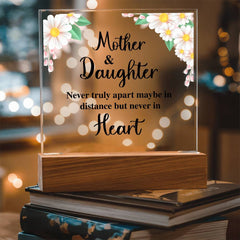 To My Daughter Distance – Acrylic Square - Next Wave Supply